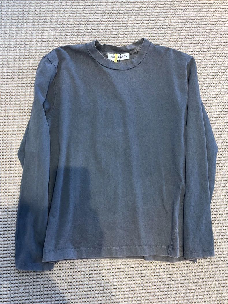 Our Legacy our legacy size 38 Grey old washed round-neck long-sleeved Size US XXS / EU 40 - 2 Thumbnail
