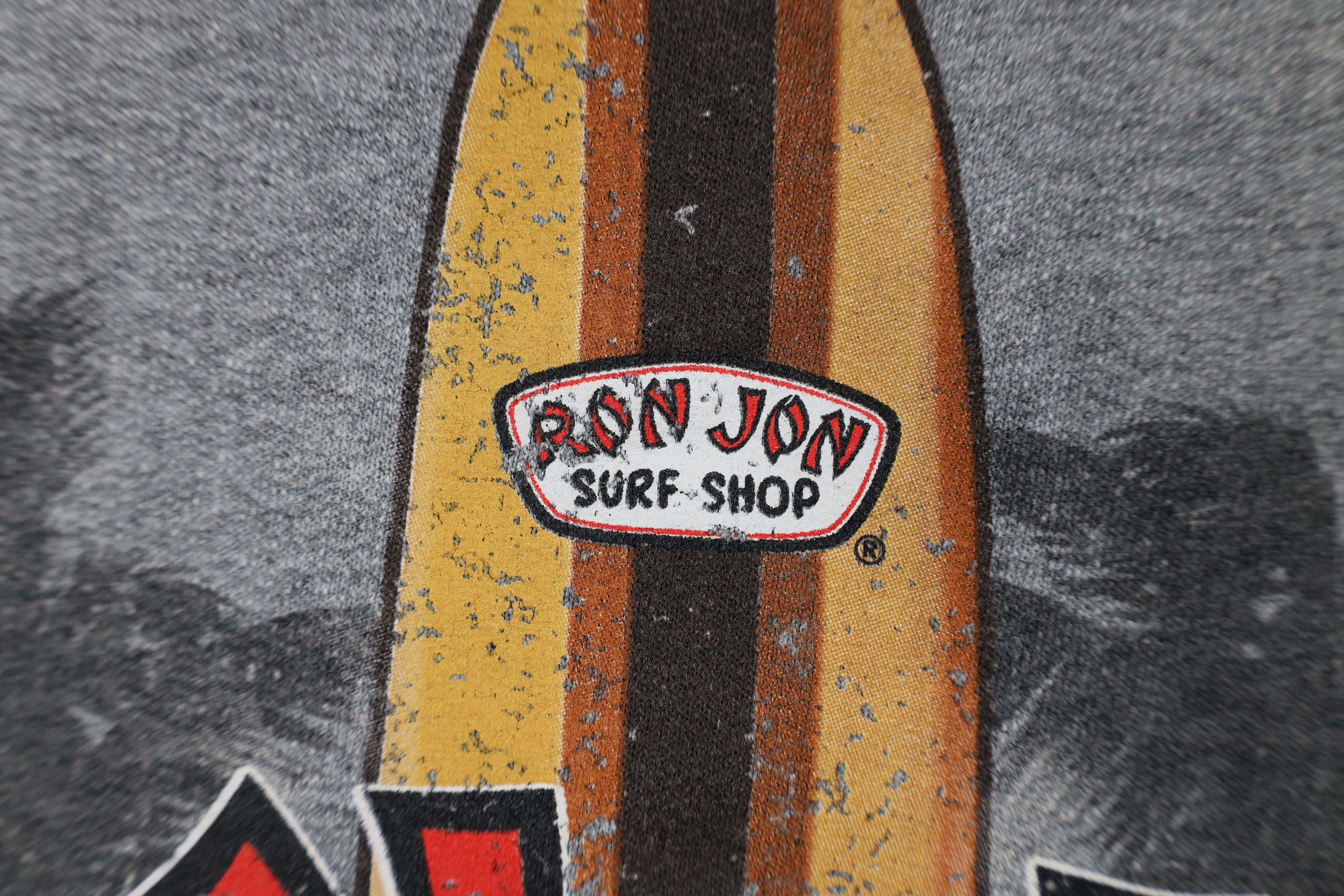 Vintage Vintage Ron Jon Surf Shop Surfing Hoodie Sweatshirt Gray Size US M / EU 48-50 / 2 - 10 Thumbnail