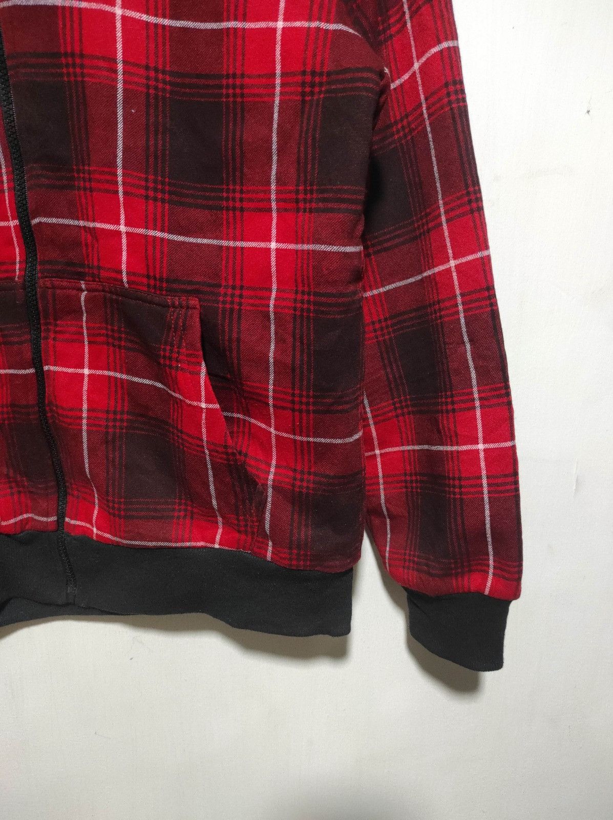 Japanese Brand Launching Pad Plaid zip fur hoodie ifsix LGB style Size US M / EU 48-50 / 2 - 5 Thumbnail