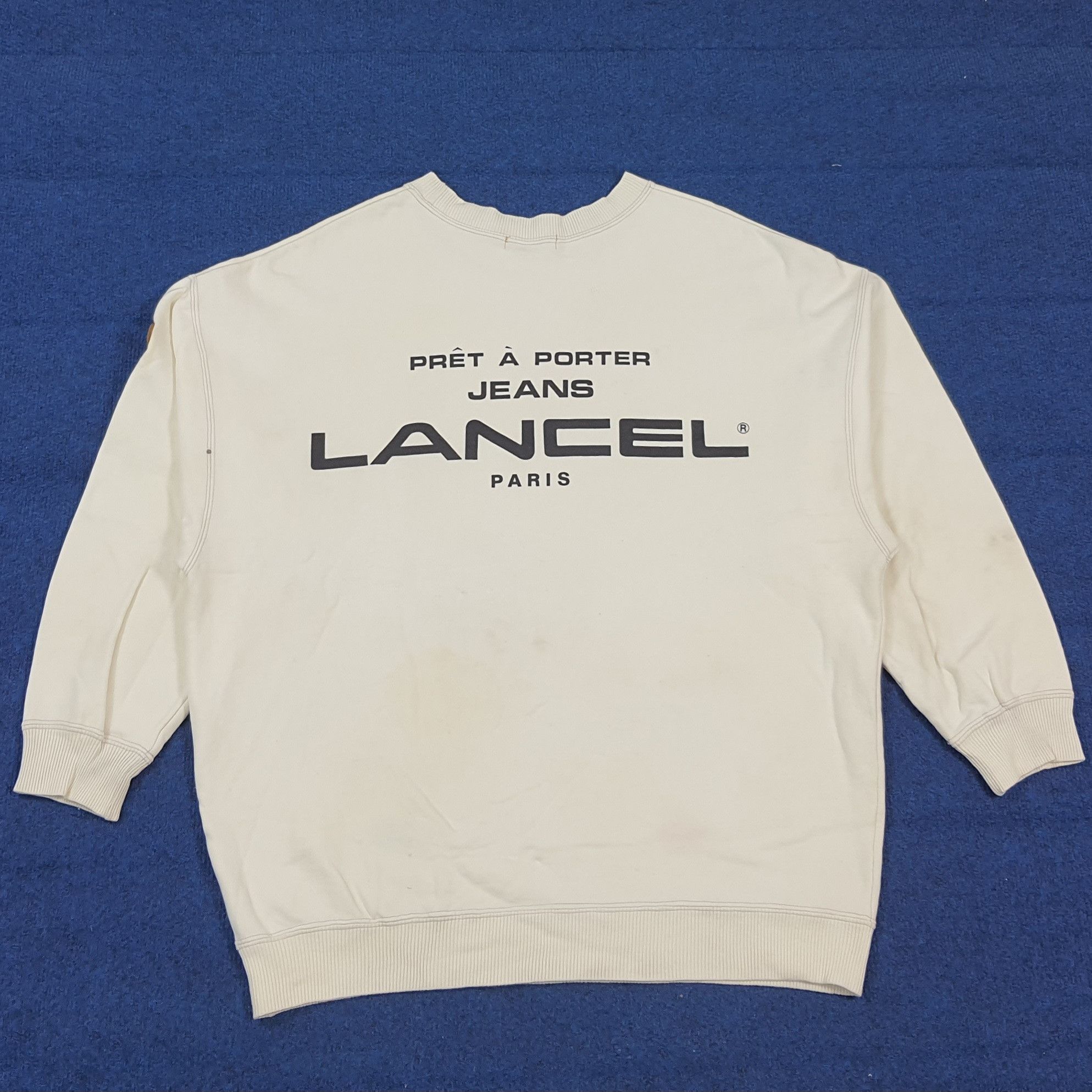 Lancel Vintage Pret a Porter Jeans Lancel Paris Sweatshirt C296N15 Size US L / EU 52-54 / 3 - 1 Thumbnail