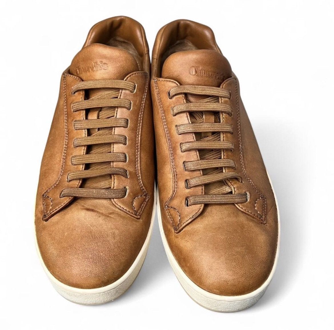 Church's Church's Ludlow 2 Brown Leather Sneakers - UK 7.5 / US 8.5 Size US 8.5 / EU 41-42 - 1 Thumbnail
