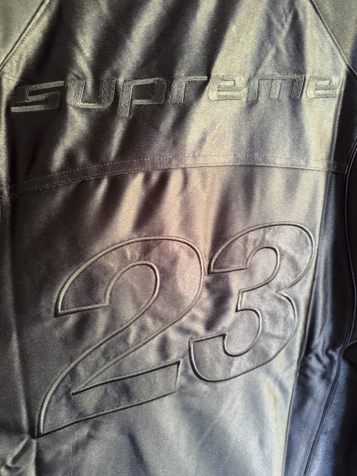 Jordan Brand × Supreme Supreme Jordan 23 Warm Up Jersey Black Size US M / EU 48-50 / 2 - 10 Thumbnail