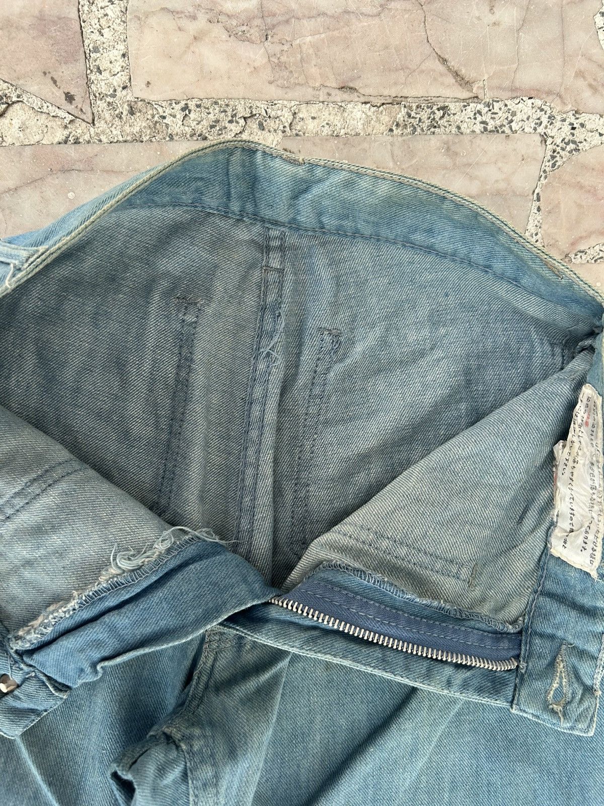 Yohji Yamamoto Japan 70’s Vintage Flare Denim Size US 27 - 6 Thumbnail