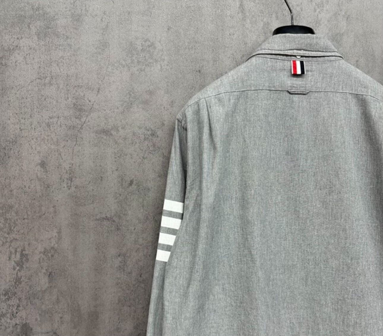 Thom Browne classic gray long sleeve shirt by thombrowne Size US M / EU 48-50 / 2 - 3 Thumbnail