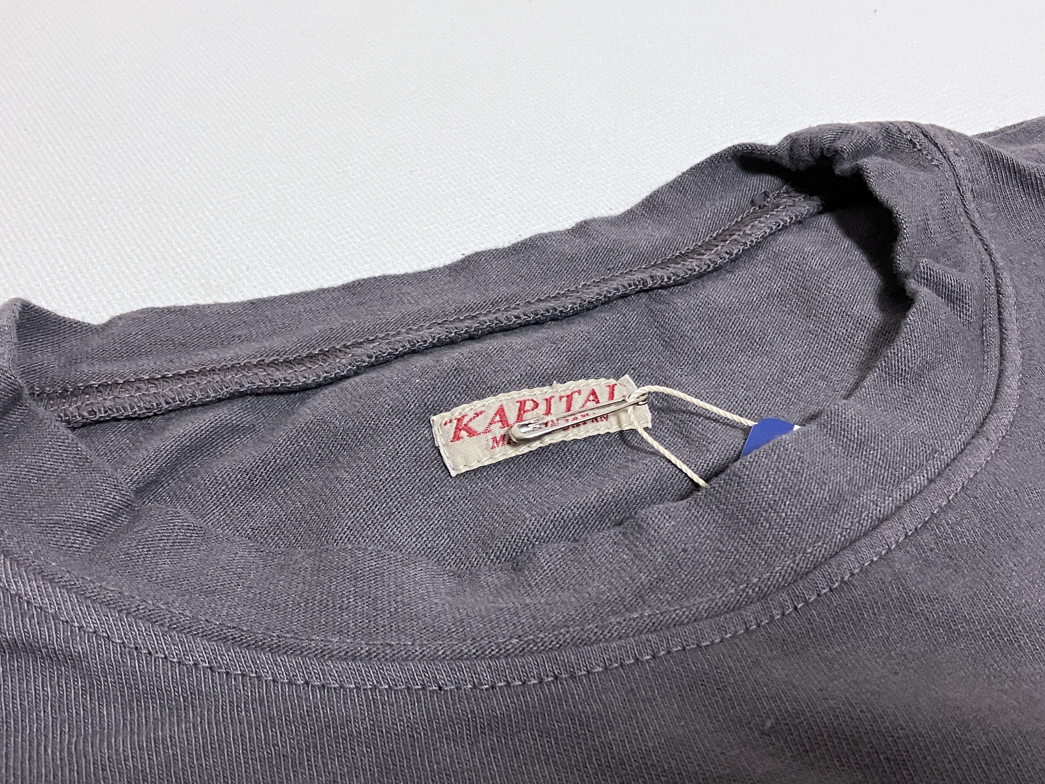 Kapital Kapital BUSTER PECKISH BOWY Tenjiku Crew Tee sumiguro new XL Size US XL / EU 56 / 4 - 8 Thumbnail