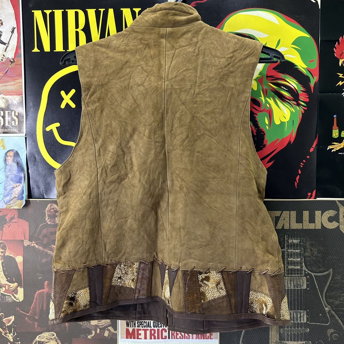 Vintage Vintage Cizenne Japanese Sheepskin Leather Vest Size US S / EU 44-46 / 1 - 5 Thumbnail