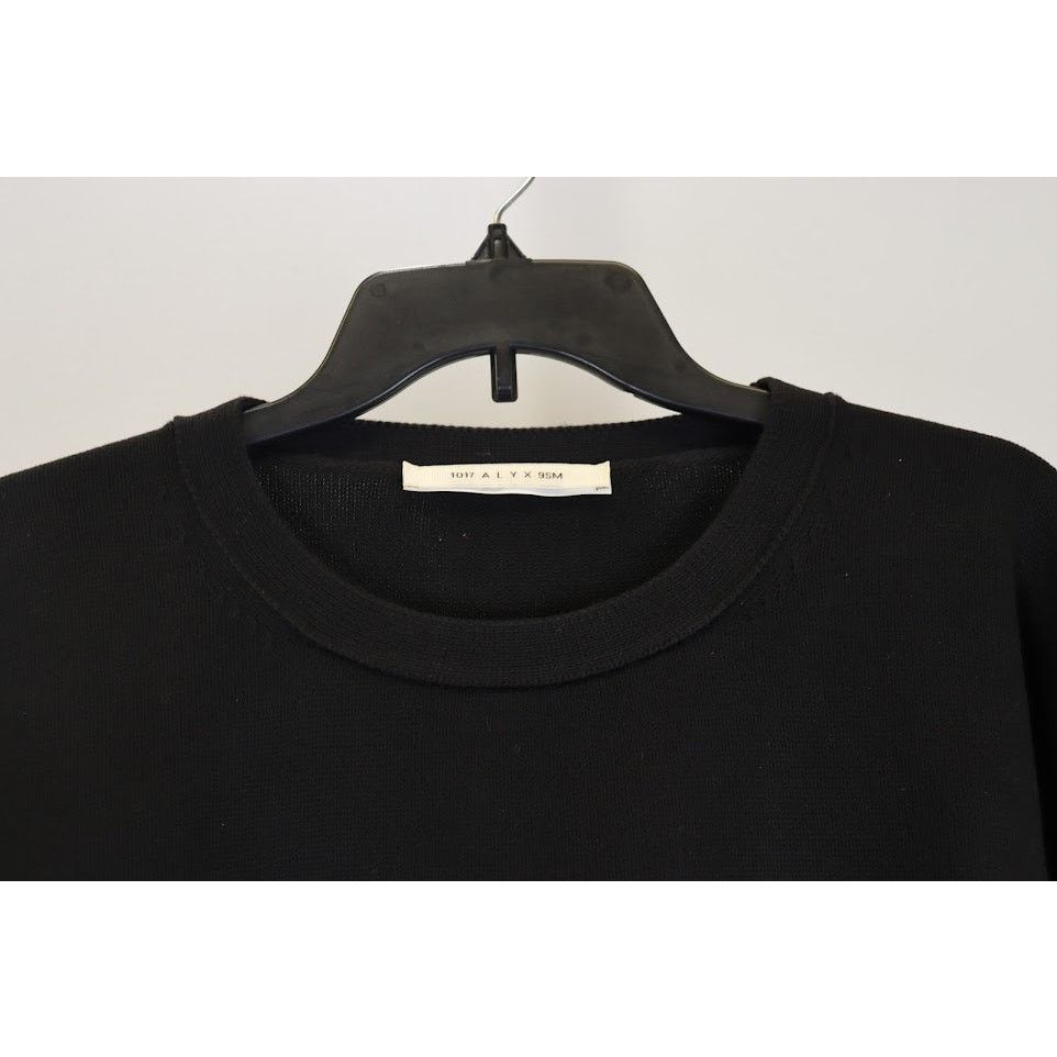 1017 ALYX 9SM o1rshd1 Logo Crewneck in Black Size US XL / EU 56 / 4 - 2 Thumbnail