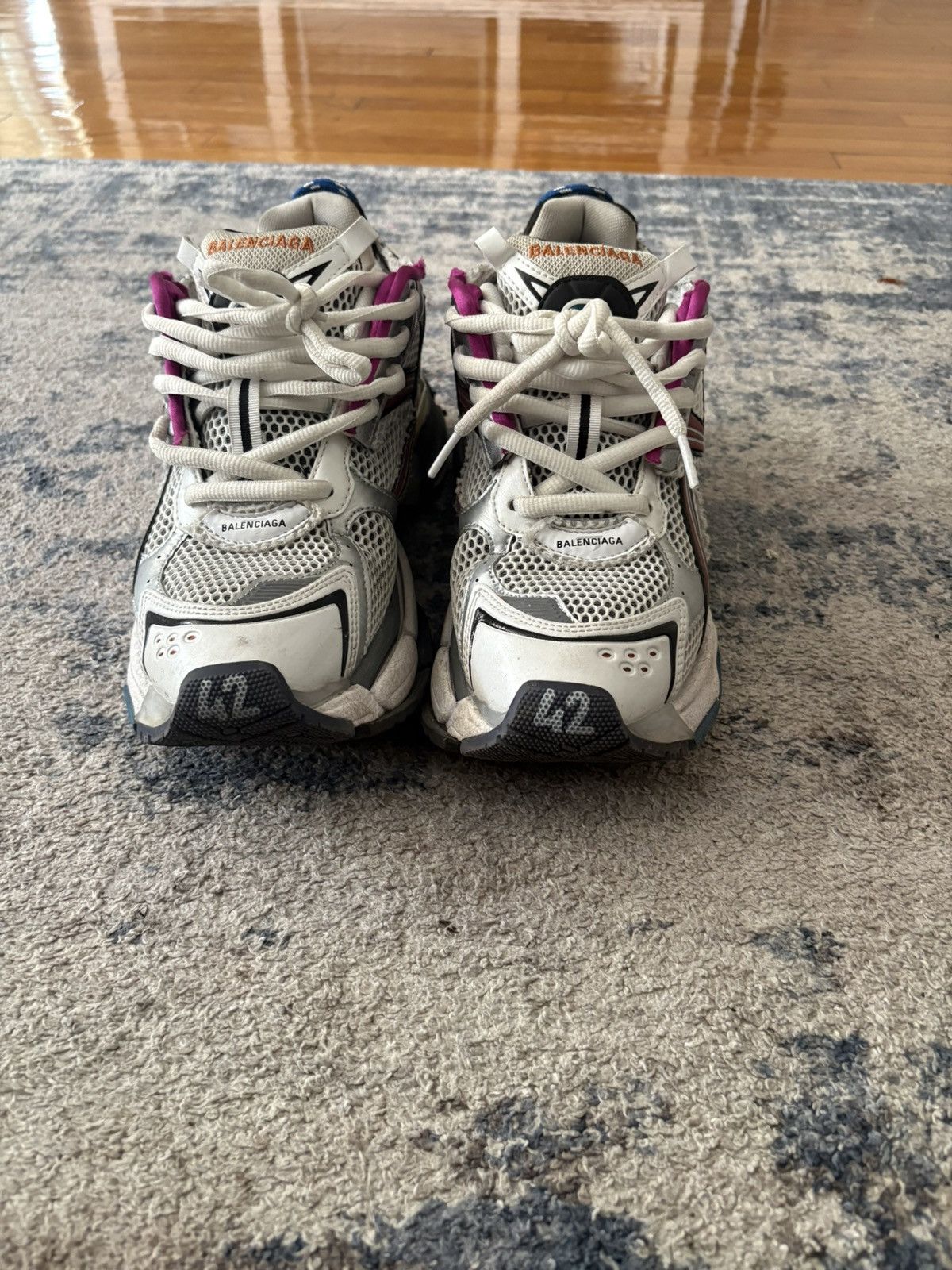 Balenciaga Runner Sneaker Grey Multi-Color