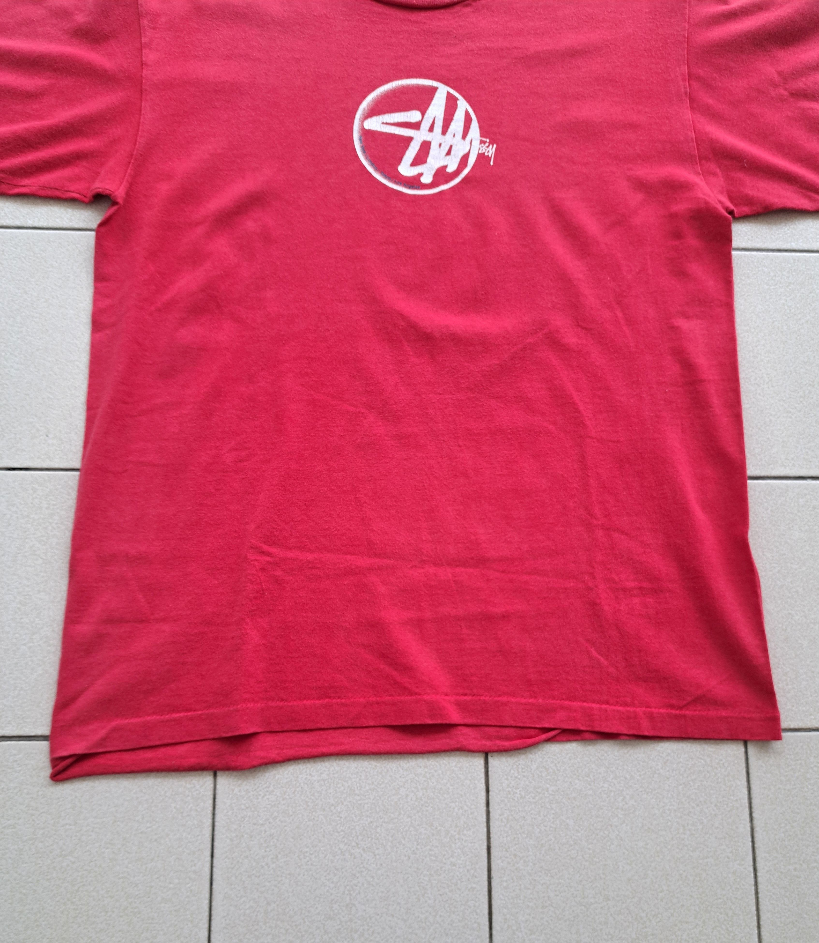Stussy × Vintage Vintage 90s Stussy City Logo T-Shirt Size US L / EU 52-54 / 3 - 2 Thumbnail
