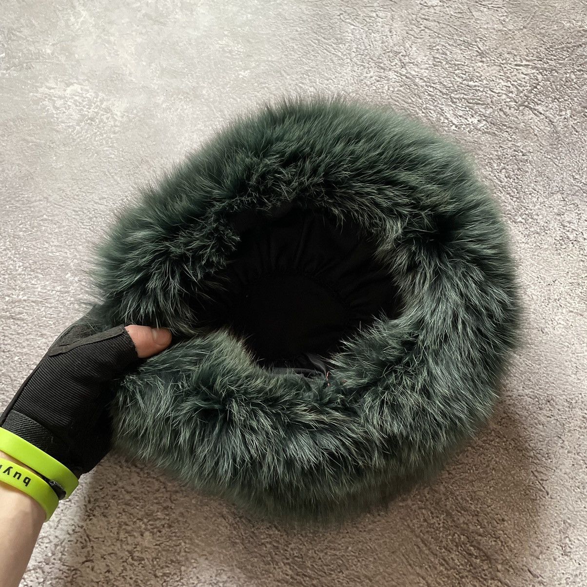 Vintage Vintage 90s Mohair Fuzzy Beanie Hat Oversized Goth Rave OS Size ONE SIZE - 3 Thumbnail