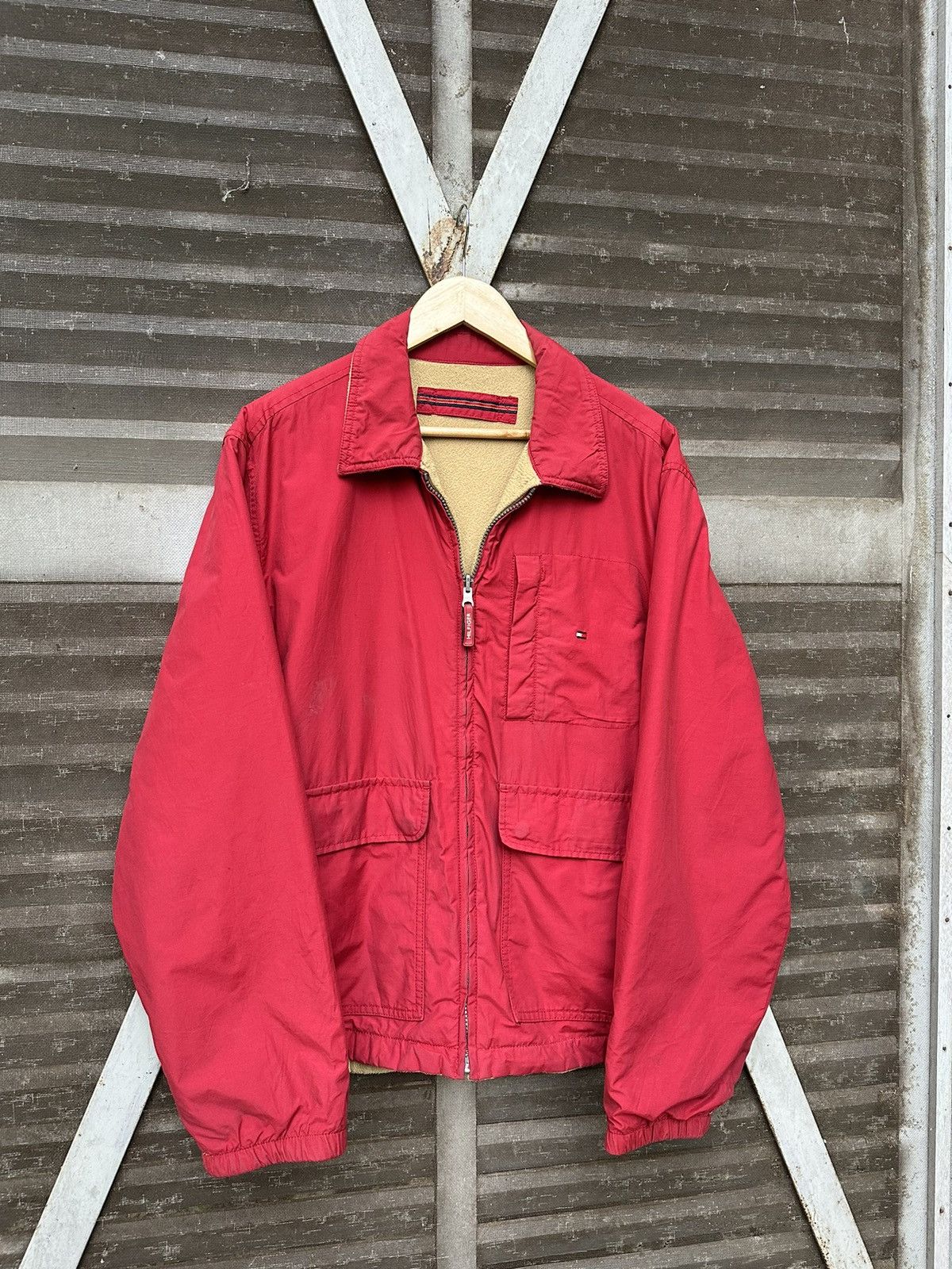 Tommy Hilfiger 👹Tommy Hilfiger Fleece Lined Reversible Jacket Size US L / EU 52-54 / 3 - 3 Thumbnail