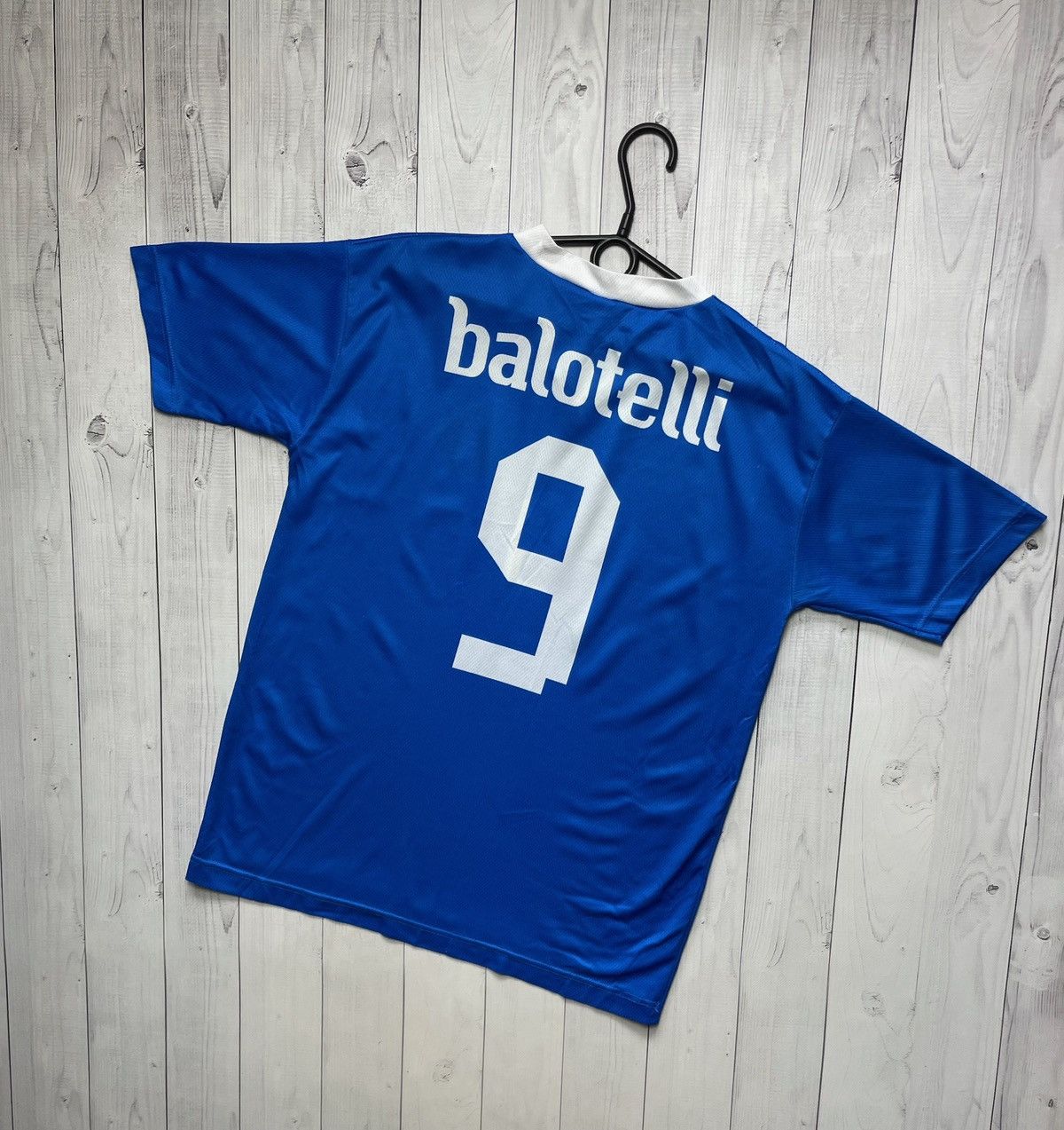 Vintage Italia Balotelli soccer tee blue size M logo Italy Size US M / EU 48-50 / 2 - 1 Thumbnail