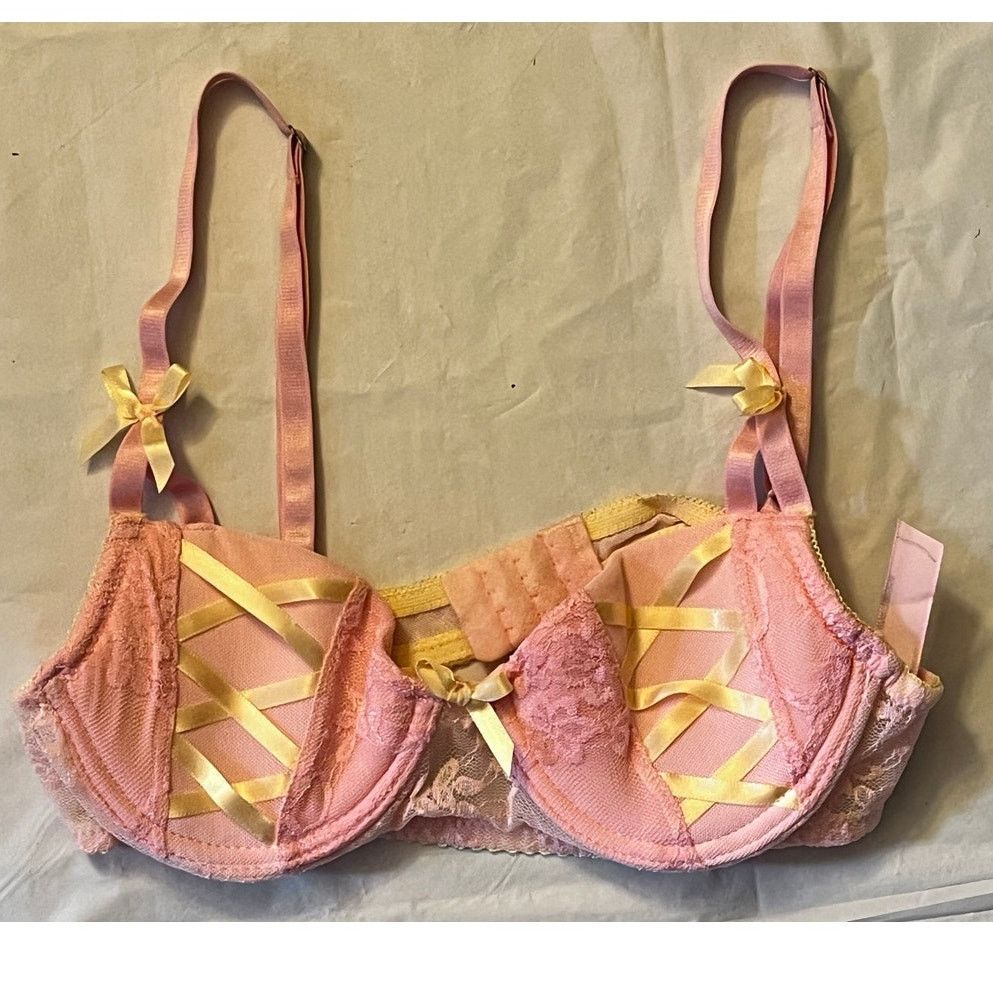 Dolls Kill Dolls kill Sugar Thrillz Lingerie Set Bra/Pany Size: XXS Size ONE SIZE - 6 Thumbnail