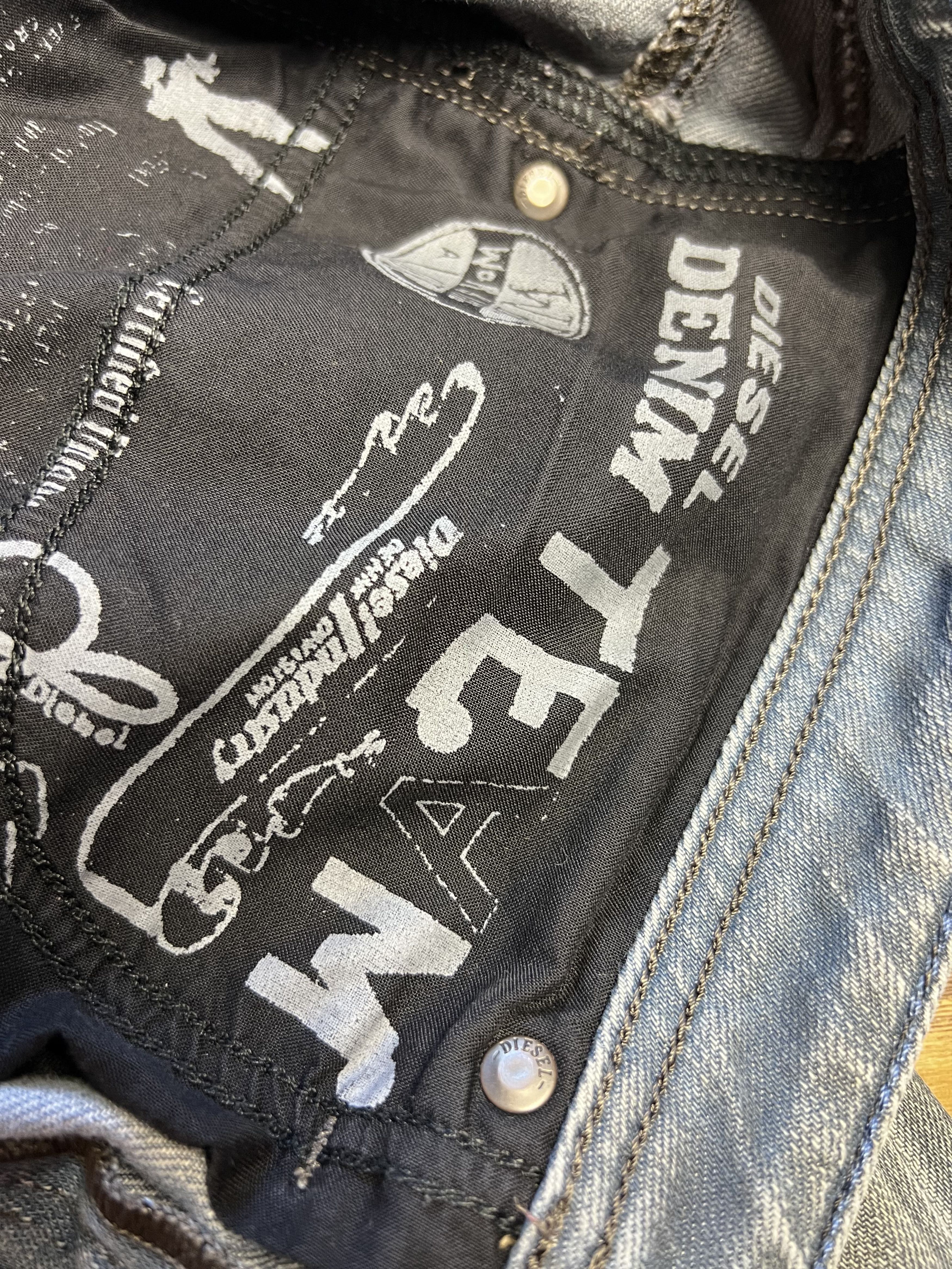 Diesel Vintage Diesel Denim Wash 0886A Stretch Shioner Jeans Size US 30 / EU 46 - 13 Thumbnail