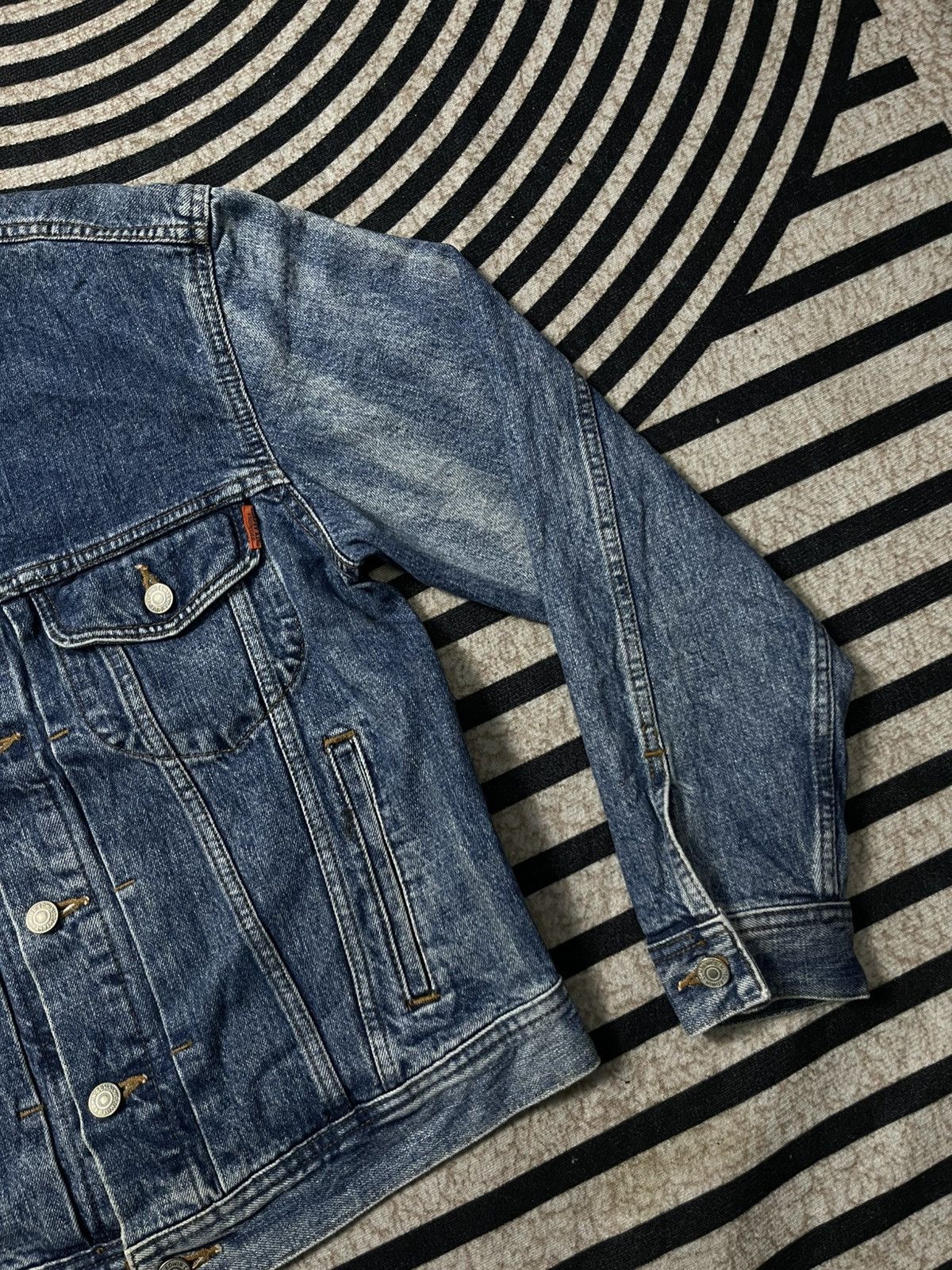 Edwin VINTAGE 90s EDWIN WESTERN DENIM JACKET Size US L / EU 52-54 / 3 - 4 Thumbnail