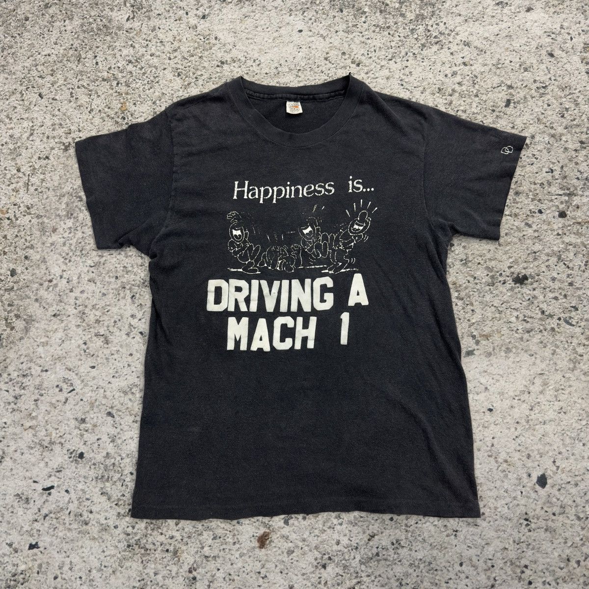 Vintage 70s Thrashed Faded Paper Thin Mach 1 Shirt ERD Grunge Size US M / EU 48-50 / 2 - 7 Thumbnail