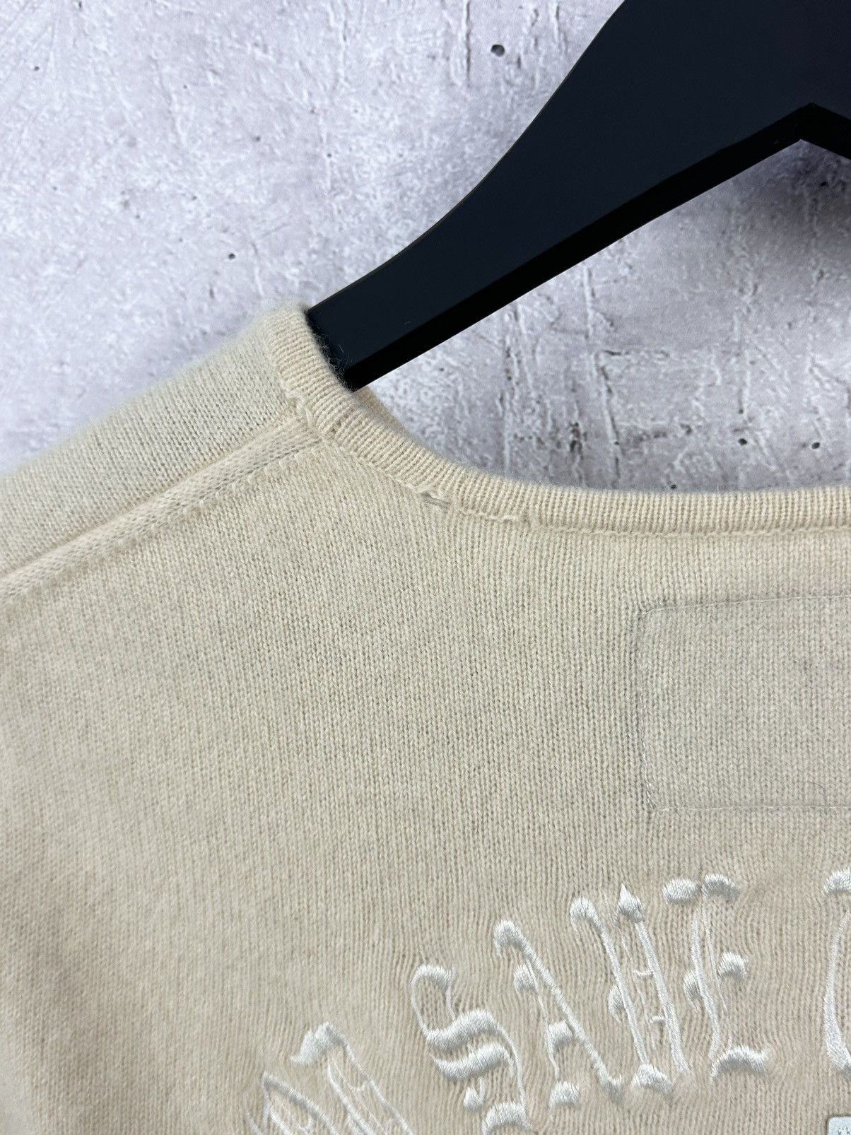 Japanese Brand × Vintage Vintage Made in Japan God Save The Queen Cashmere Sweater Size US M / EU 48-50 / 2 - 9 Thumbnail