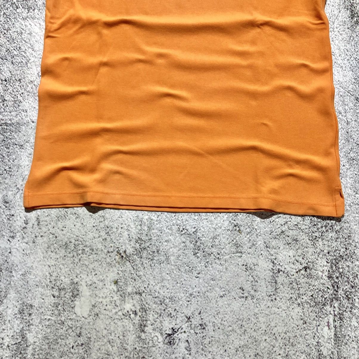 Missoni 1990s Vintage Missoni Sport Spellout Logo Polo Tshirt Orange Size US L / EU 52-54 / 3 - 7 Thumbnail