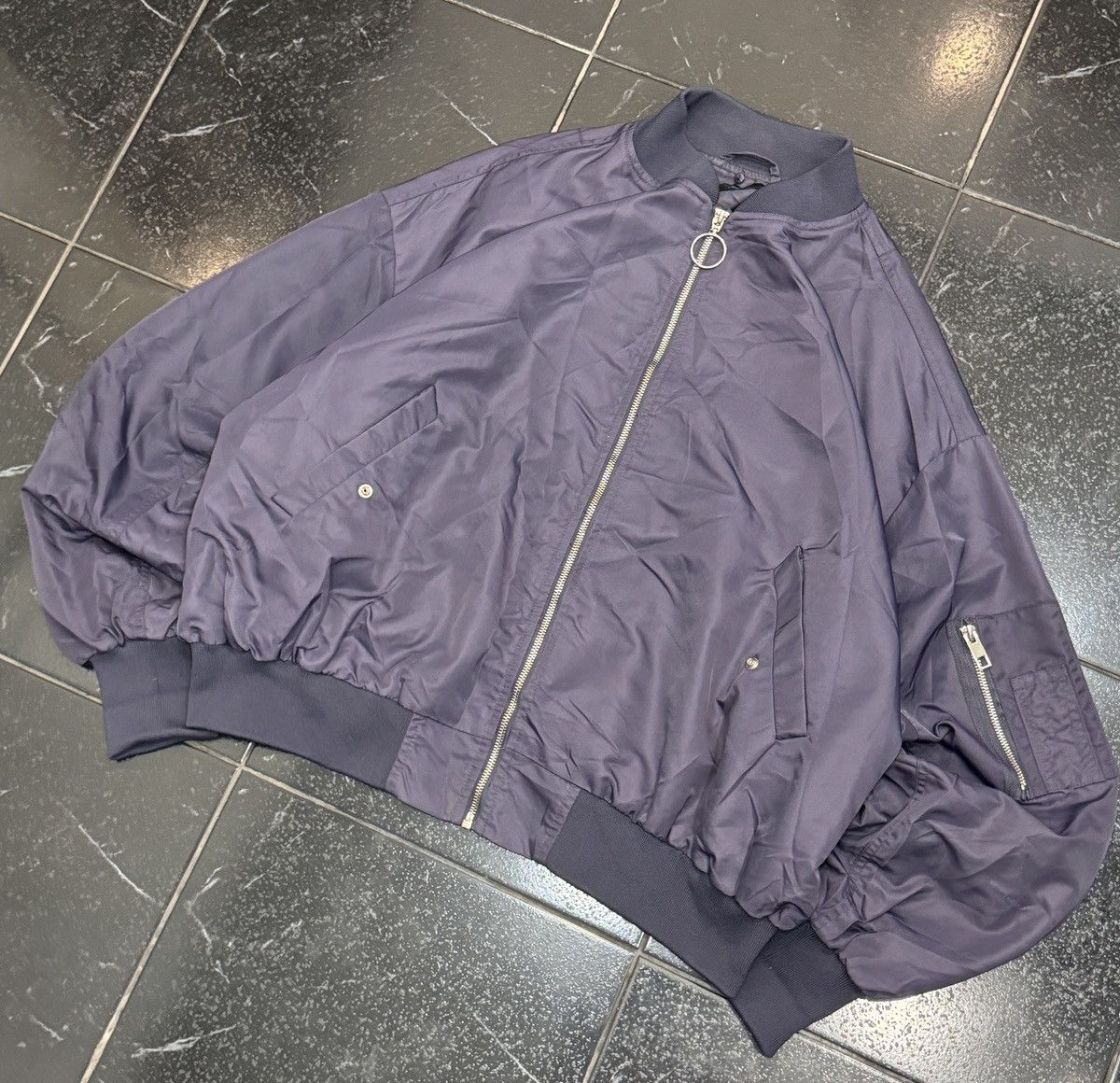 Vintage Purple bomber Size US M / EU 48-50 / 2 - 2 Thumbnail