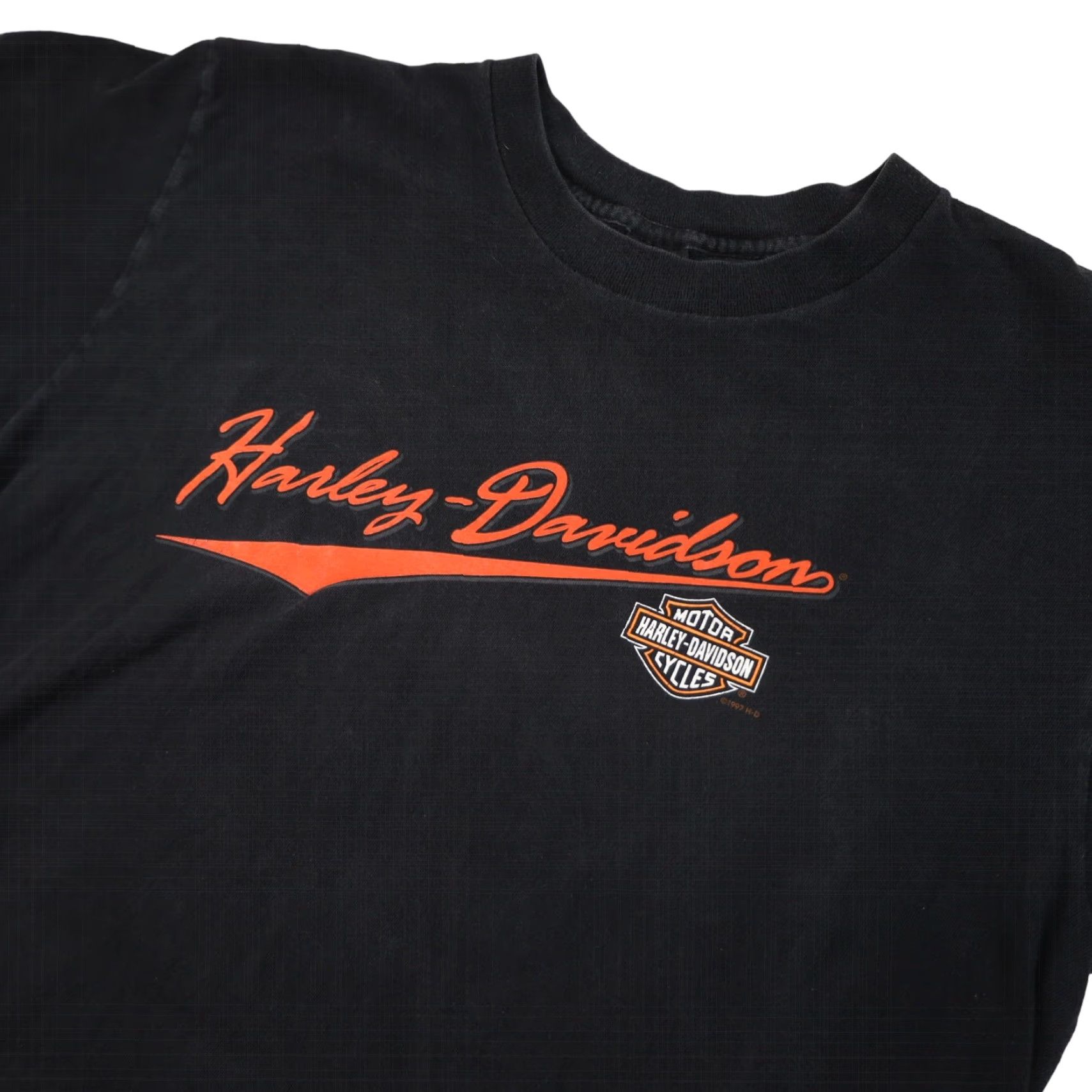 Harley Davidson VINTAGE Harley-Davidson Mens Large T-Shirt Script Spellout Graphic Black Shirt Mens Large Black Harley-Davidson Tshirt Size US L / EU 52-54 / 3 - 2 Thumbnail