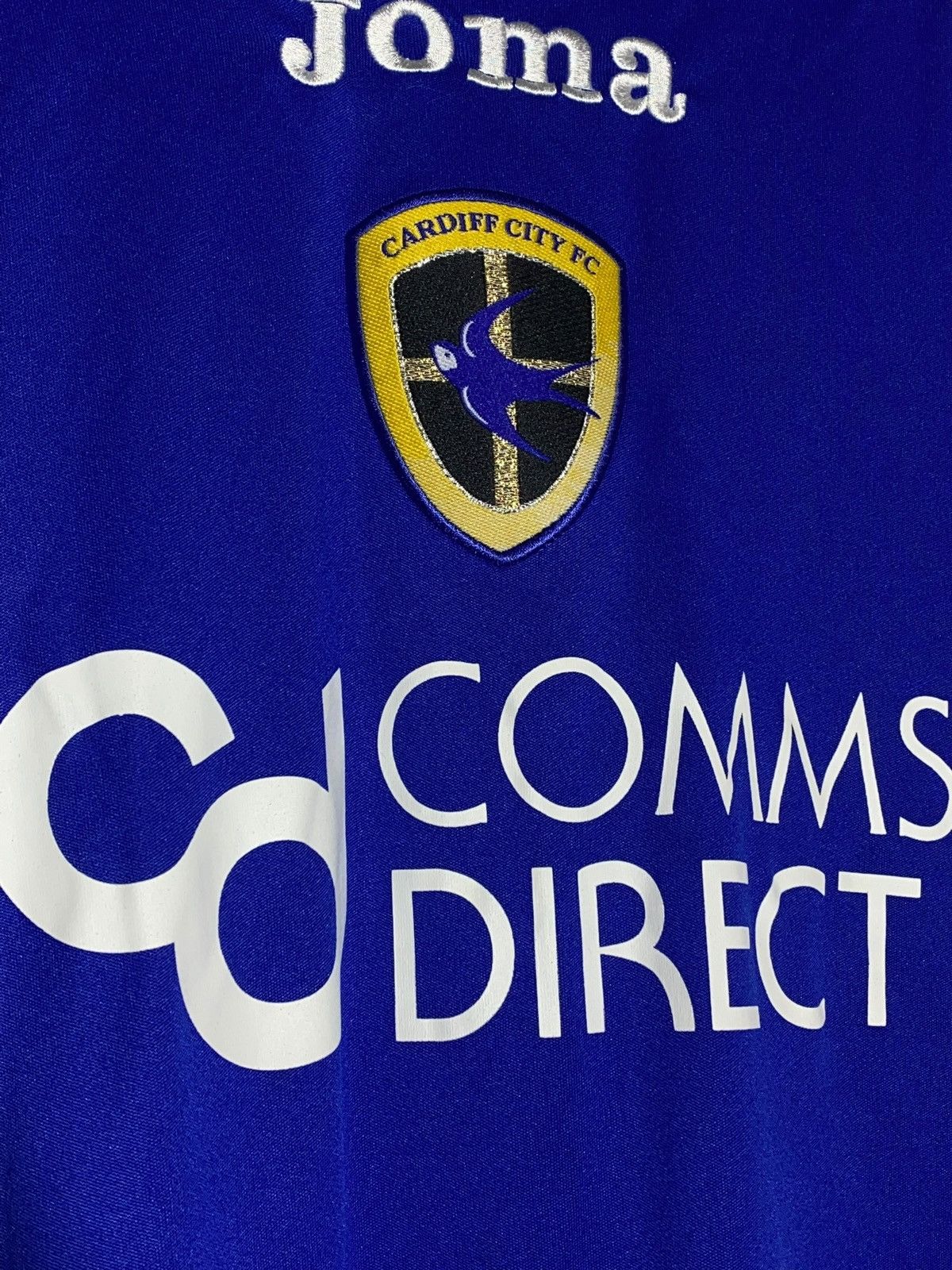 Joma 🔥 VINTAGE 00s JOMA CARDIFF CITY LONG SLEEVE SOCCER JERSEY 🔥 Size US M / EU 48-50 / 2 - 5 Thumbnail