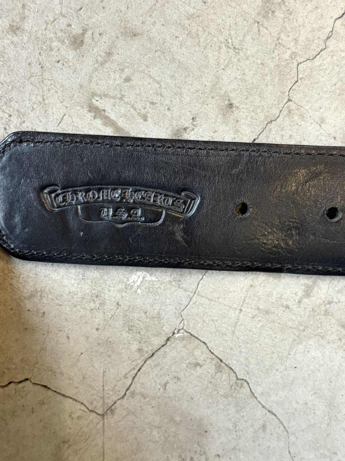 Chrome Hearts Chrome hearts Rolling Stones belt Size 34 - 8 Thumbnail