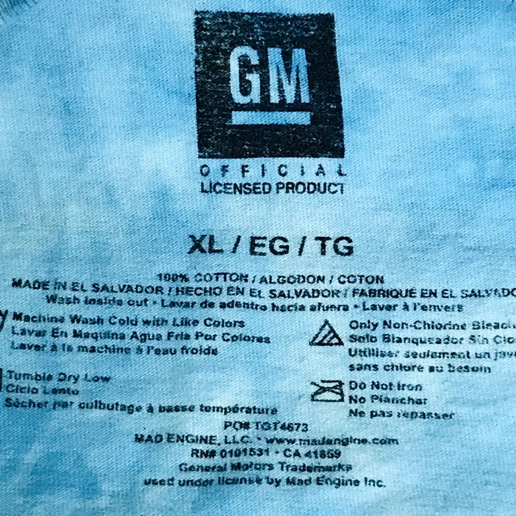 Vintage GM Men Tie-Dye 1967 Chevrolet Camaro Classic Graphic T-Shirt XL Size US XL / EU 56 / 4 - 2 Thumbnail