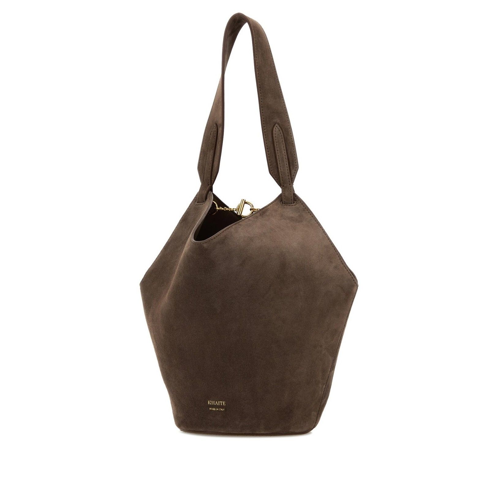 KHAITE KHAITE Lotus Mini Brown Suede Tote Bag New & Authentic Size ONE SIZE - 2 Thumbnail