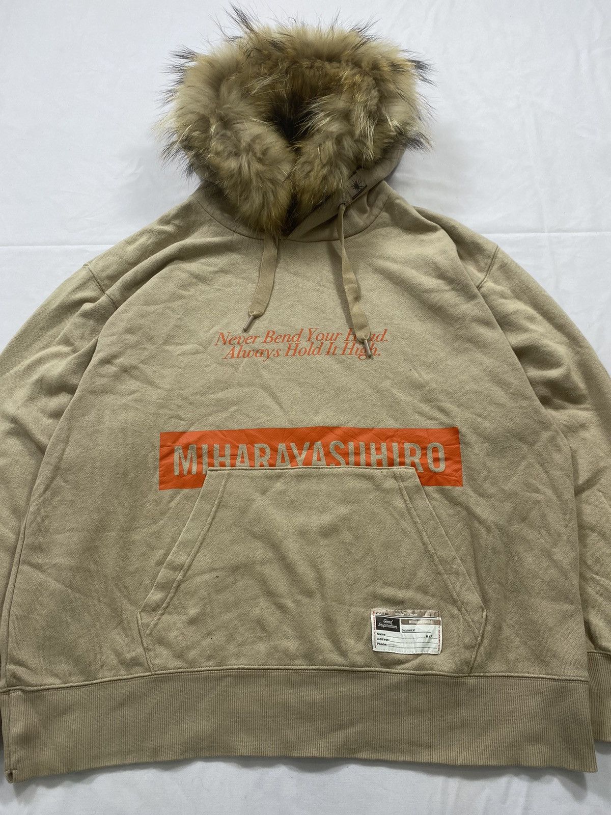 20471120 Maison Mihara Yasuhiro Good Inspiration Fur Hoodie Size US XL / EU 56 / 4 - 3 Thumbnail
