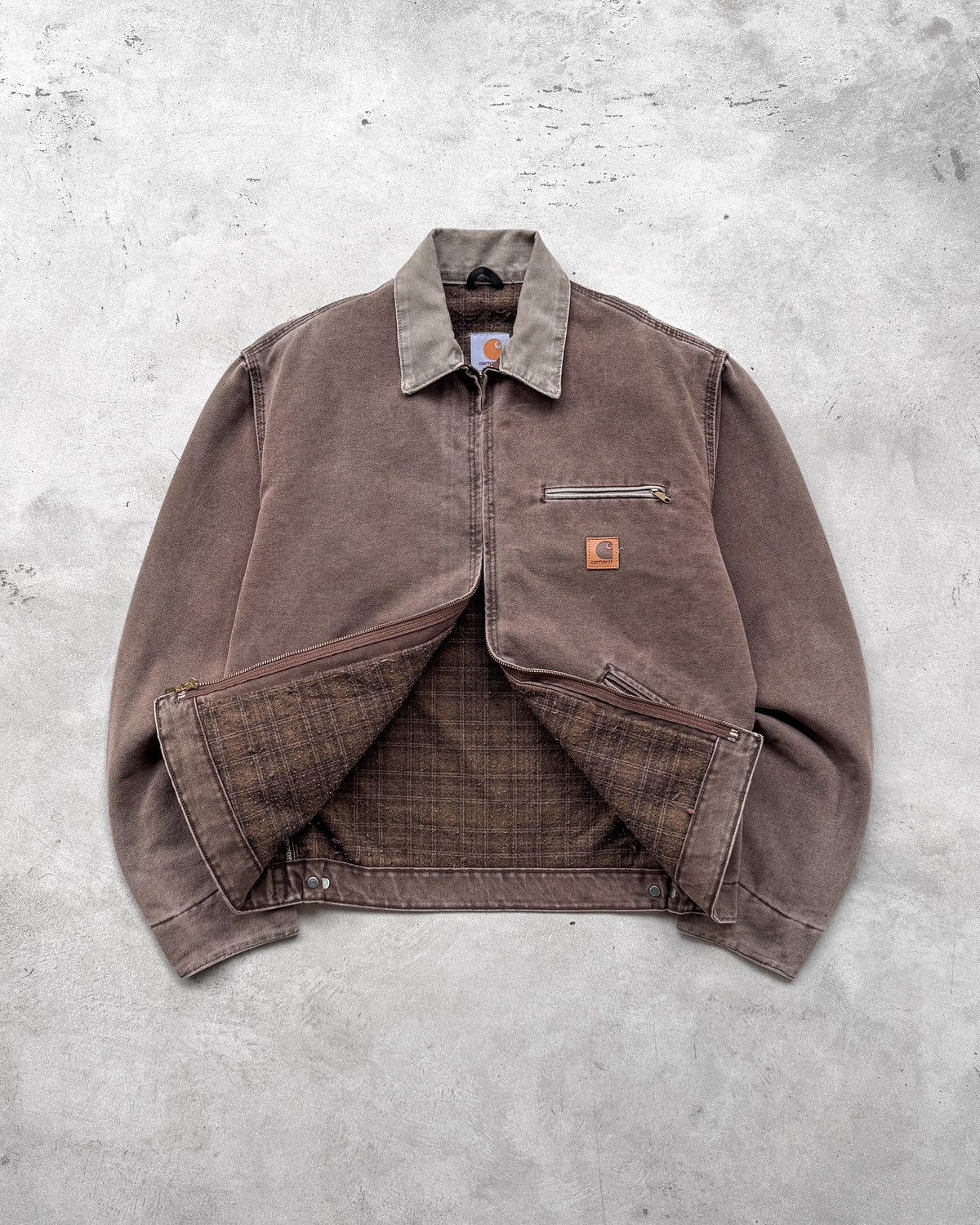 Carhartt Vintage Carhartt Detroit Jacket J97 CHT – Faded Chestnut Size US M / EU 48-50 / 2 - 2 Thumbnail
