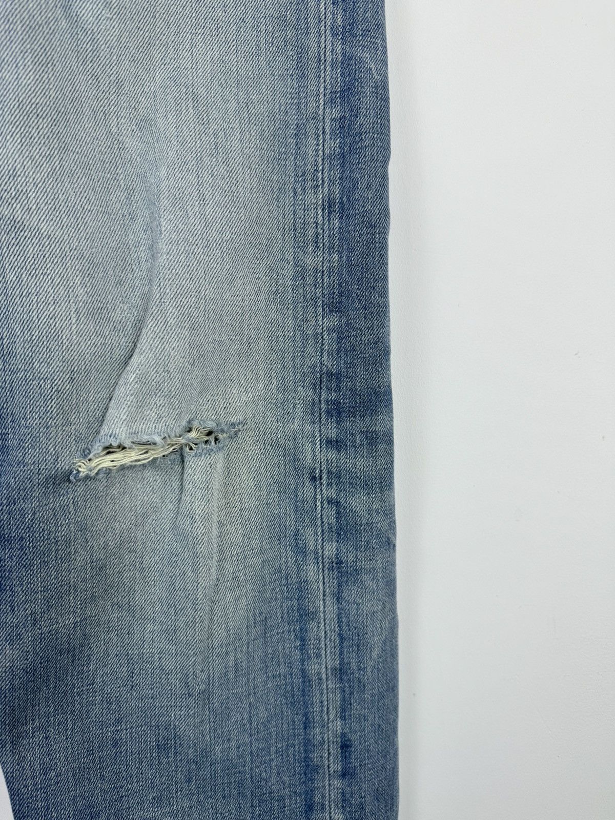 Polo Ralph Lauren × Vintage Polo Ralph Lauren Distressed Denim Jeans Made In Mexico Size US 36 / EU 52 - 6 Thumbnail