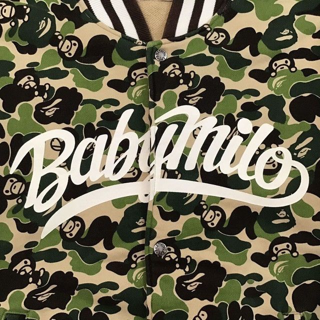Bape × Nigo BAPE ABC milo camo sweat varsity jacket a bathing ape NIGO Size US M / EU 48-50 / 2 - 2 Thumbnail