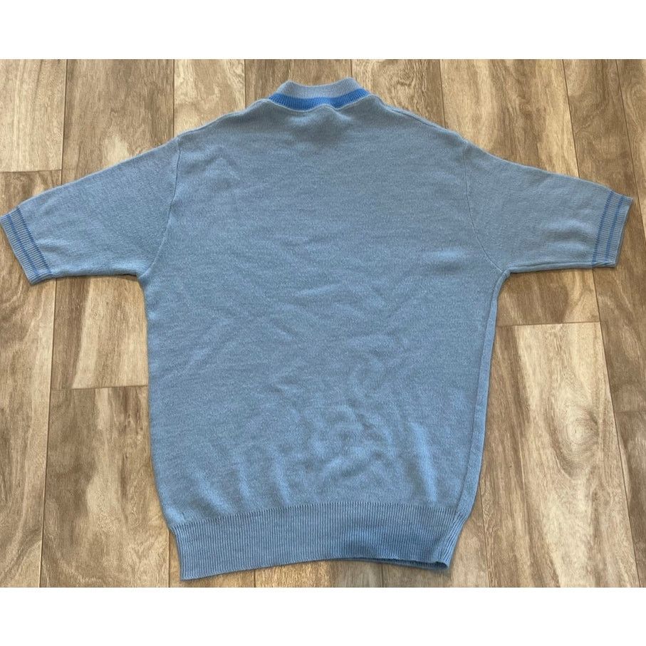 Vintage Cedar Hill 70s California Mock Neck Short Sleeve Knit S/M Size US S / EU 44-46 / 1 - 3 Thumbnail