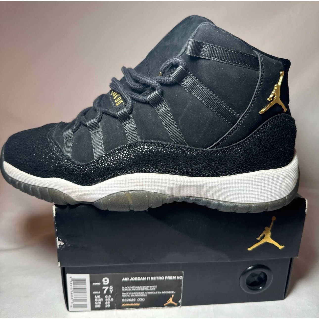 Jordan Brand × Nike Size 7.5 Air Jordan 11 Retro Premium GS Heiress Men's Shoes Size US 7.5 / EU 40-41 - 8 Thumbnail