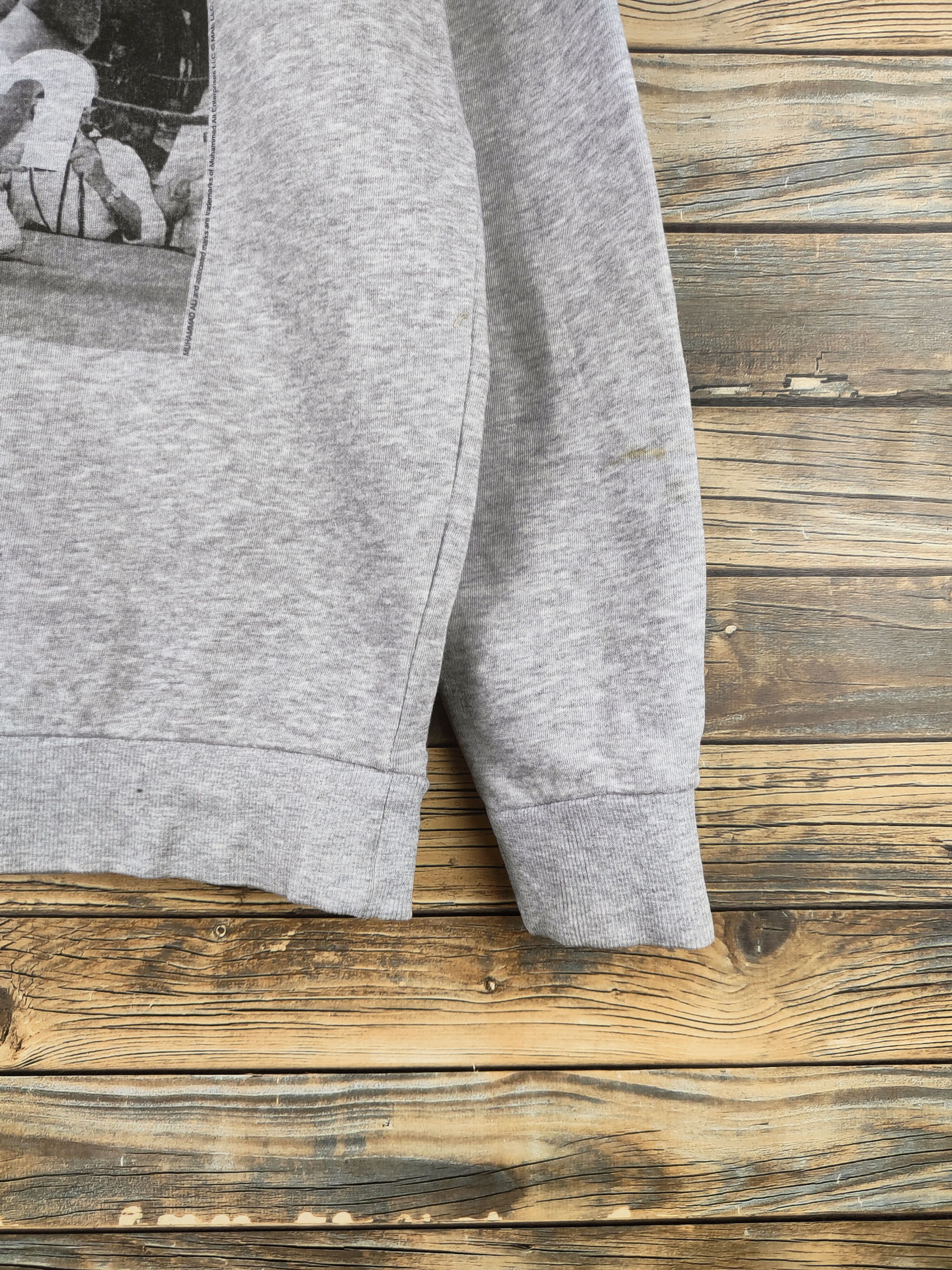 Japanese Brand DL H&M Gray Muhammad Ali Sweatshirts #46-114 Size US L / EU 52-54 / 3 - 7 Thumbnail