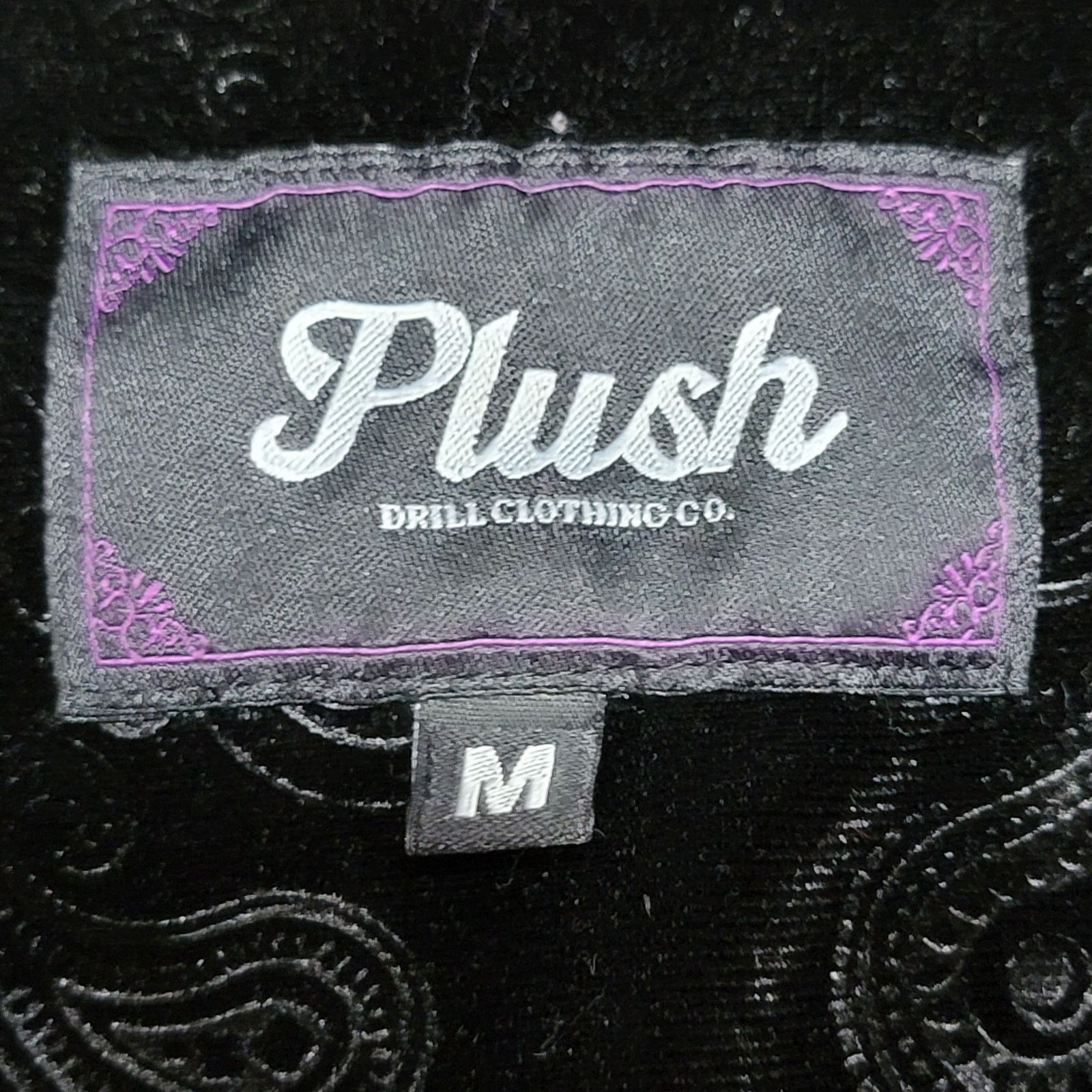 Other Plush Drill Co. Velvet Button Up w/ Paisley Design - Medium Size US M / EU 48-50 / 2 - 4 Thumbnail