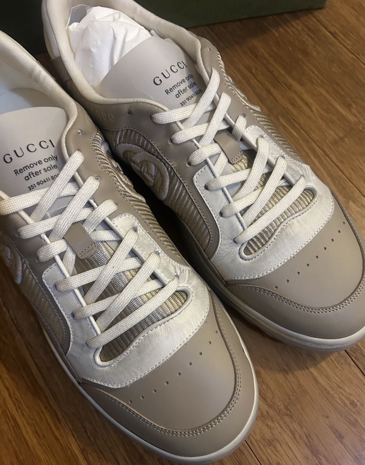 Gucci Gucci MAC80 Sneaker Dune Size US 12 / EU 45 - 6 Thumbnail