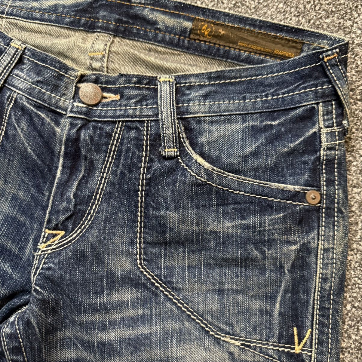 Tornado Mart 🔥🇯🇵 Vintage Flared Sick Japanese Brappers Jeans Size US 30 / EU 46 - 5 Thumbnail