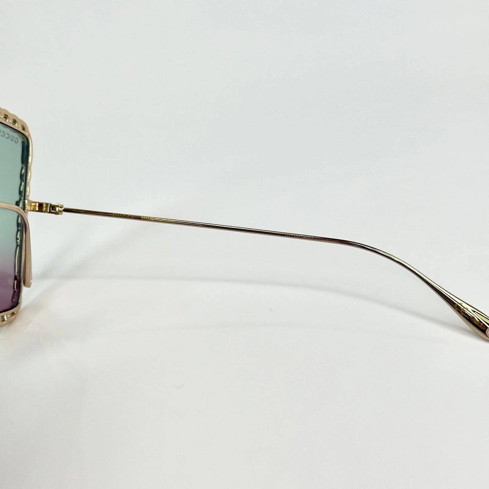 Gucci GUCCI GG1033S 1033 Gold Pink Detachable Necklace Pendant Size ONE SIZE - 6 Thumbnail