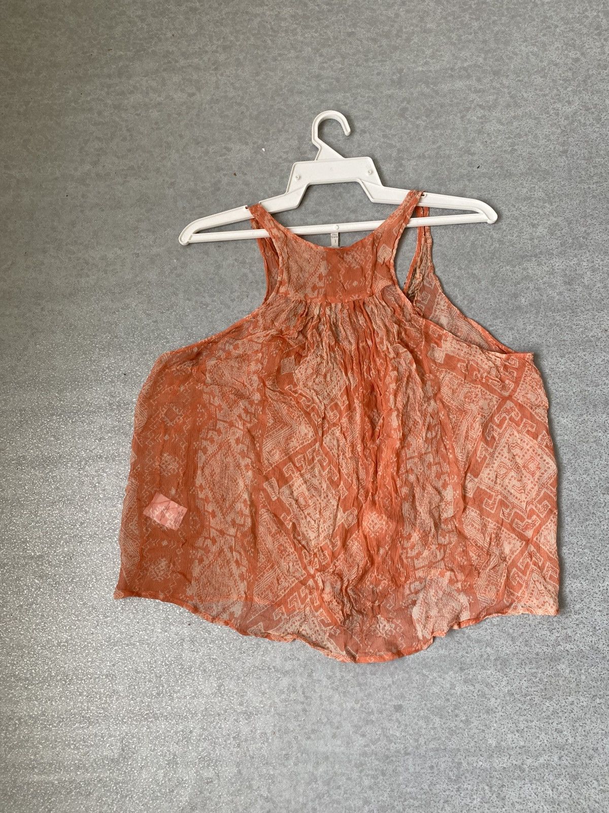 Other Joie Boho Sleeveless Chiffon Top with Beaded Neckline Size L / US 10 / IT 46 - 7 Thumbnail