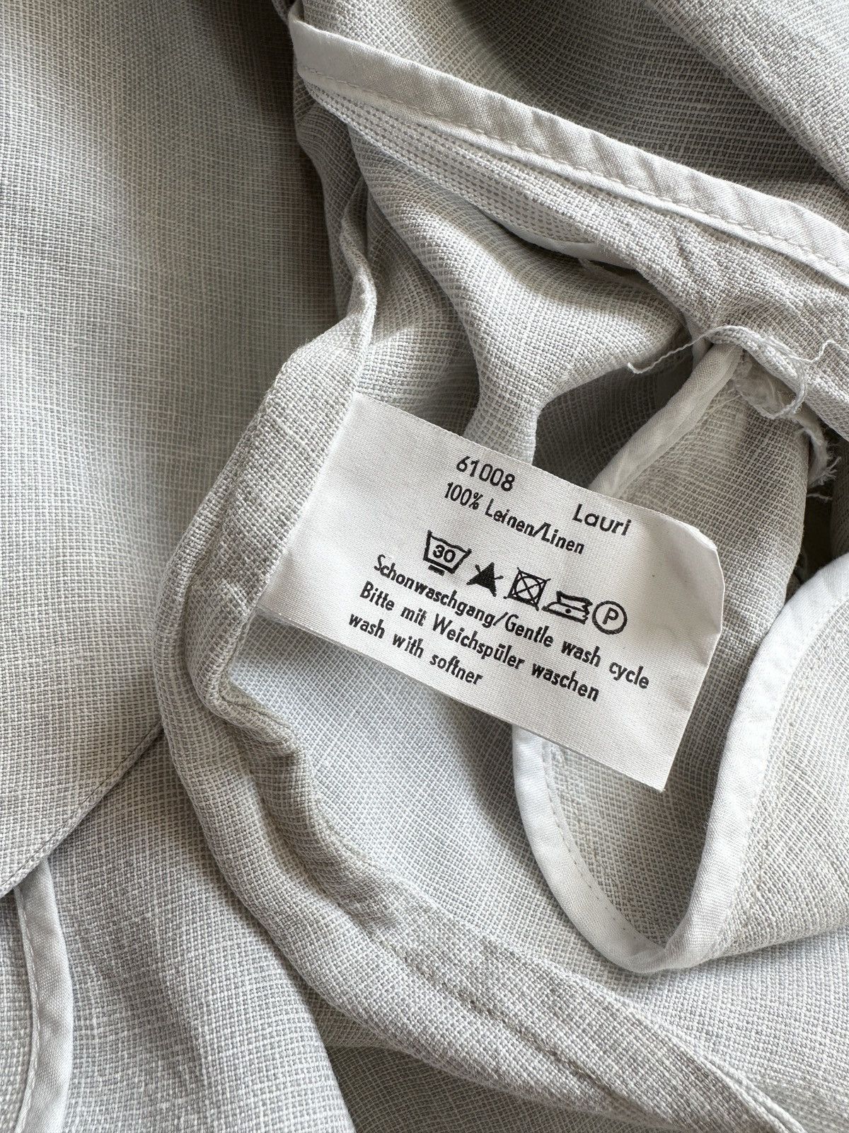 Annette Gortz ANNETTE GORTZ Avant Garde Asymmetrical Linen Blazer Jacket Size XS / US 0-2 / IT 36-38 - 8 Thumbnail