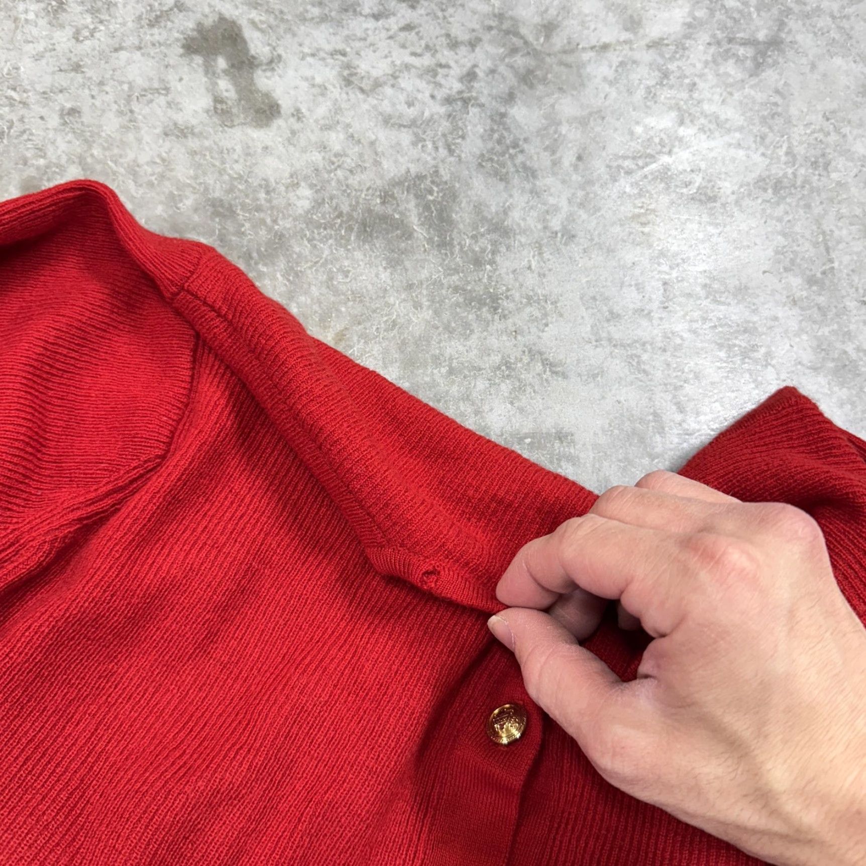 Orvis Orvis Cardigan Womens Small Red Wool Crewneck Knit Button Size S / US 4 / IT 40 - 6 Thumbnail