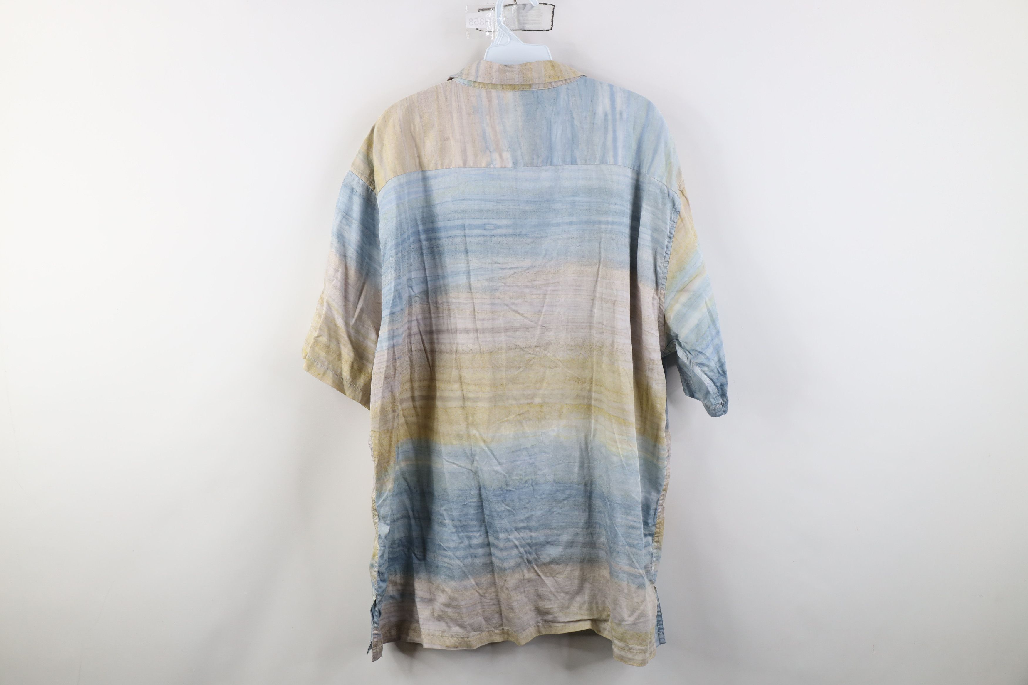 Vintage Deadstock Vintage Y2K Streetwear Ombre Beach Button Shirt Size US XXL / EU 58 / 5 - 11 Thumbnail