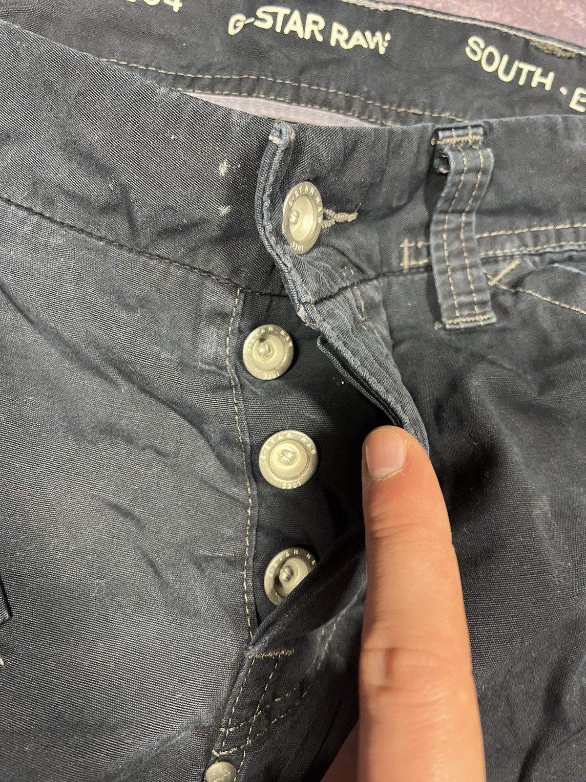 G-Star G-Star RAW Multi-Pocket Cargo Pants Denim Streetwear Y2K Size US 31 - 9 Thumbnail