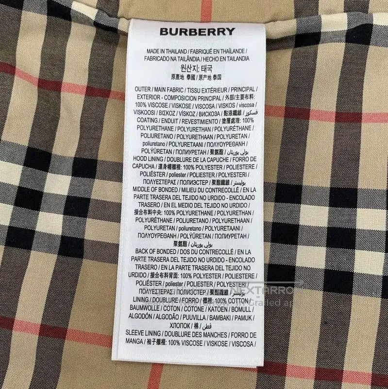 Burberry Burberry Red Women's Cotton Hooded Jacket. Size XS / US 0-2 / IT 36-38 - 6 Thumbnail