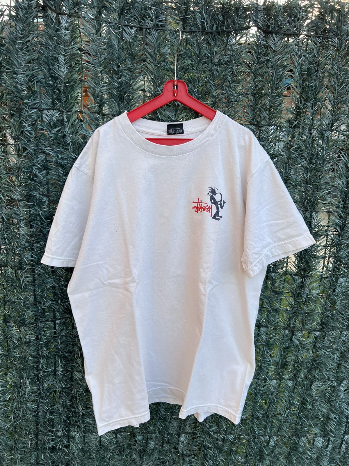 Vintage Vintage Stussy Jazz Man T Shirt | Grailed