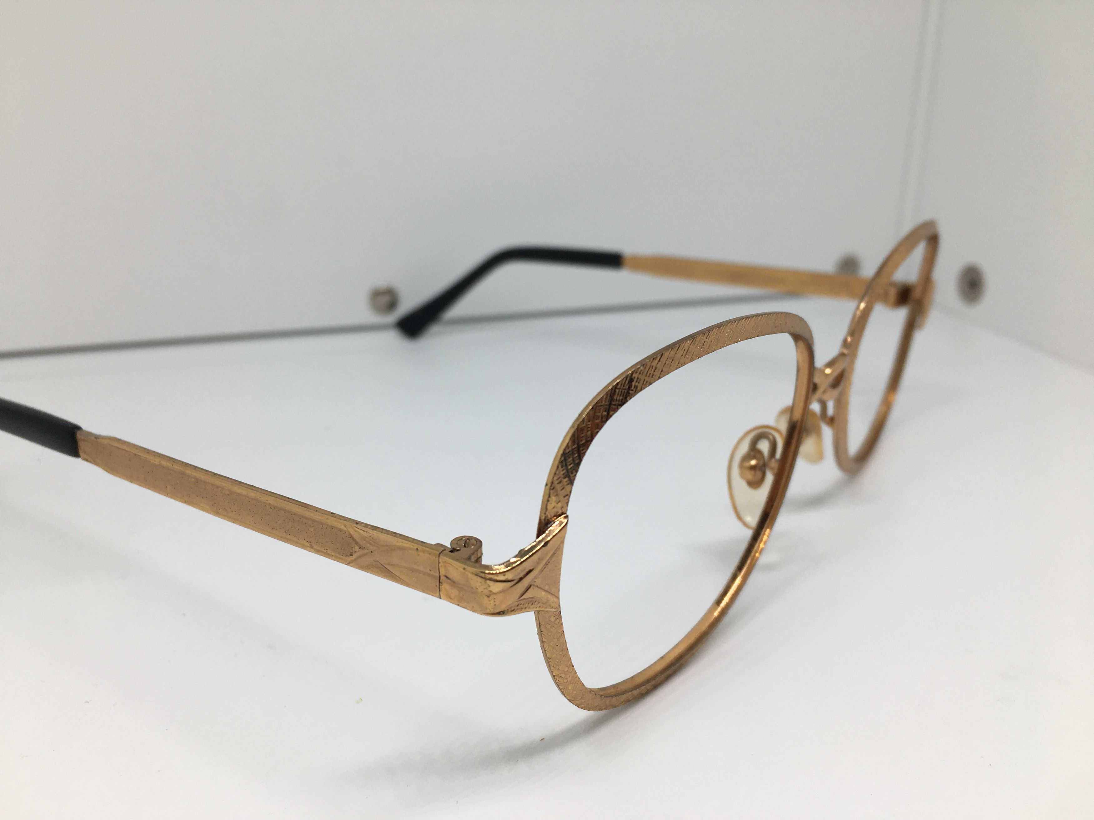 Vintage TIFFANY SWANK BARBUDO 20/000 Gold Filled Eyeglasses Spain Size ONE SIZE - 2 Thumbnail
