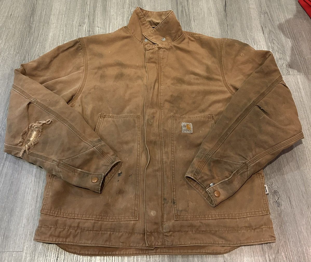 Carhartt Carhartt FR brown workwear jacket Size US M / EU 48-50 / 2 - 1 Thumbnail