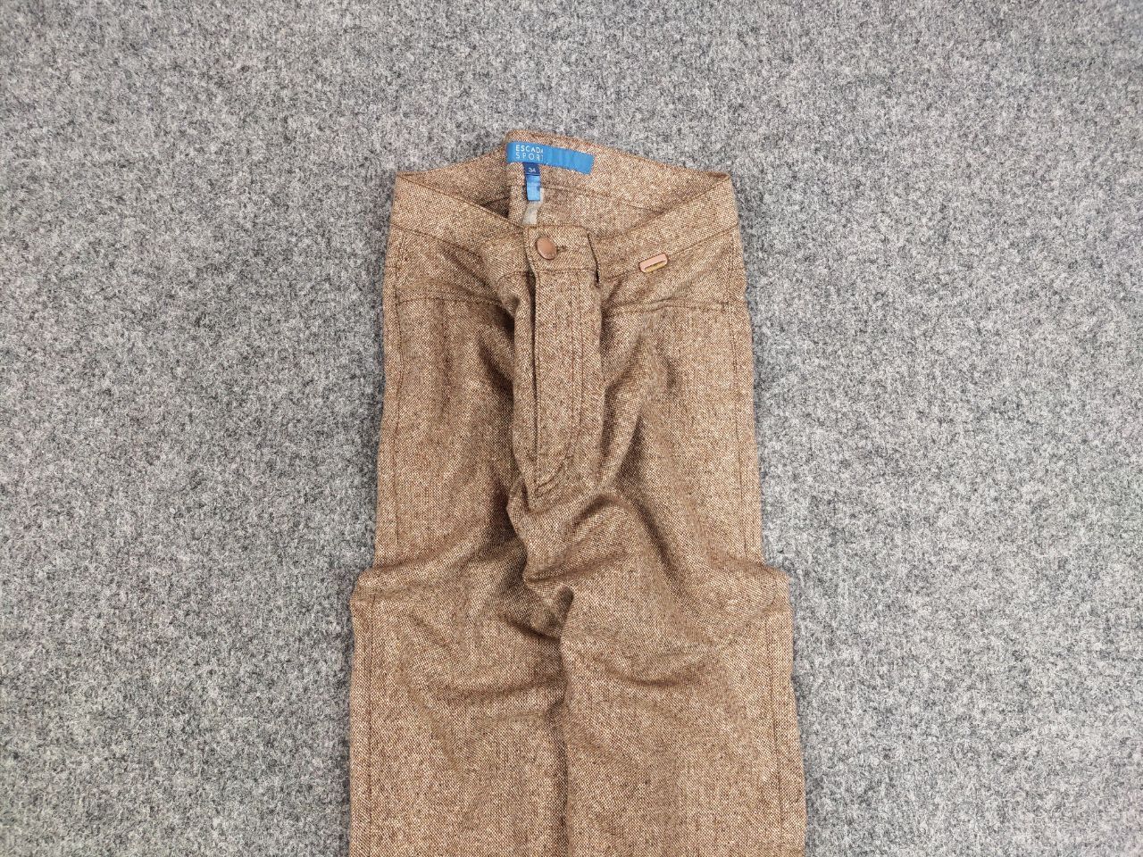 Escada Escada Sport Linda Wool Blend Beige Womens Trouser Pants Size 34" / US 12 / IT 48 - 5 Thumbnail