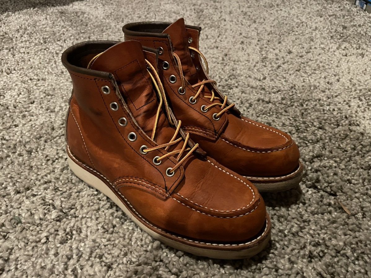 Red Wing Red Wing 6 Inch Moc in Oro Leather Size US 7.5 / EU 40-41 - 1 Thumbnail